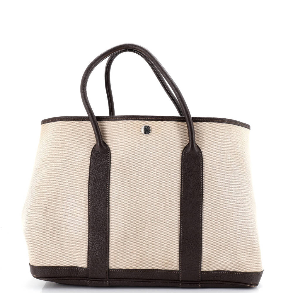 Hermes Garden Party Tote Toile And #243289H21B